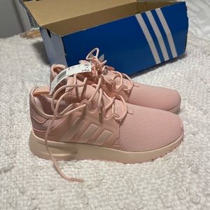 Adidas X_PLR J icy pink tennis shoes